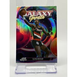 2025-26 Topps Cosmic Chrome Clyde Drexler Galaxy Greats Refractor Trail Blazers